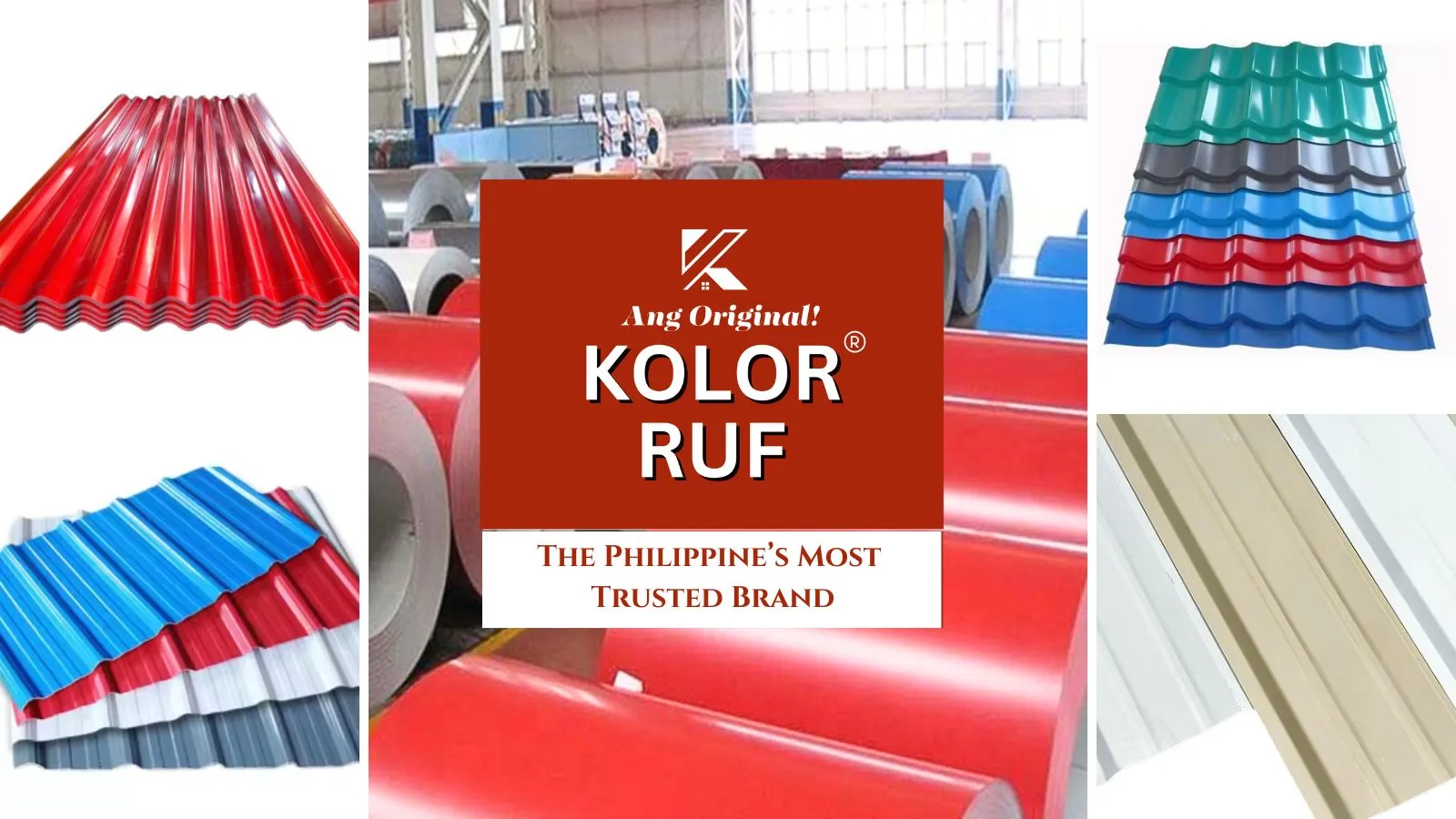 KOLOR RUF pre-painted steel roofing sheets and coils