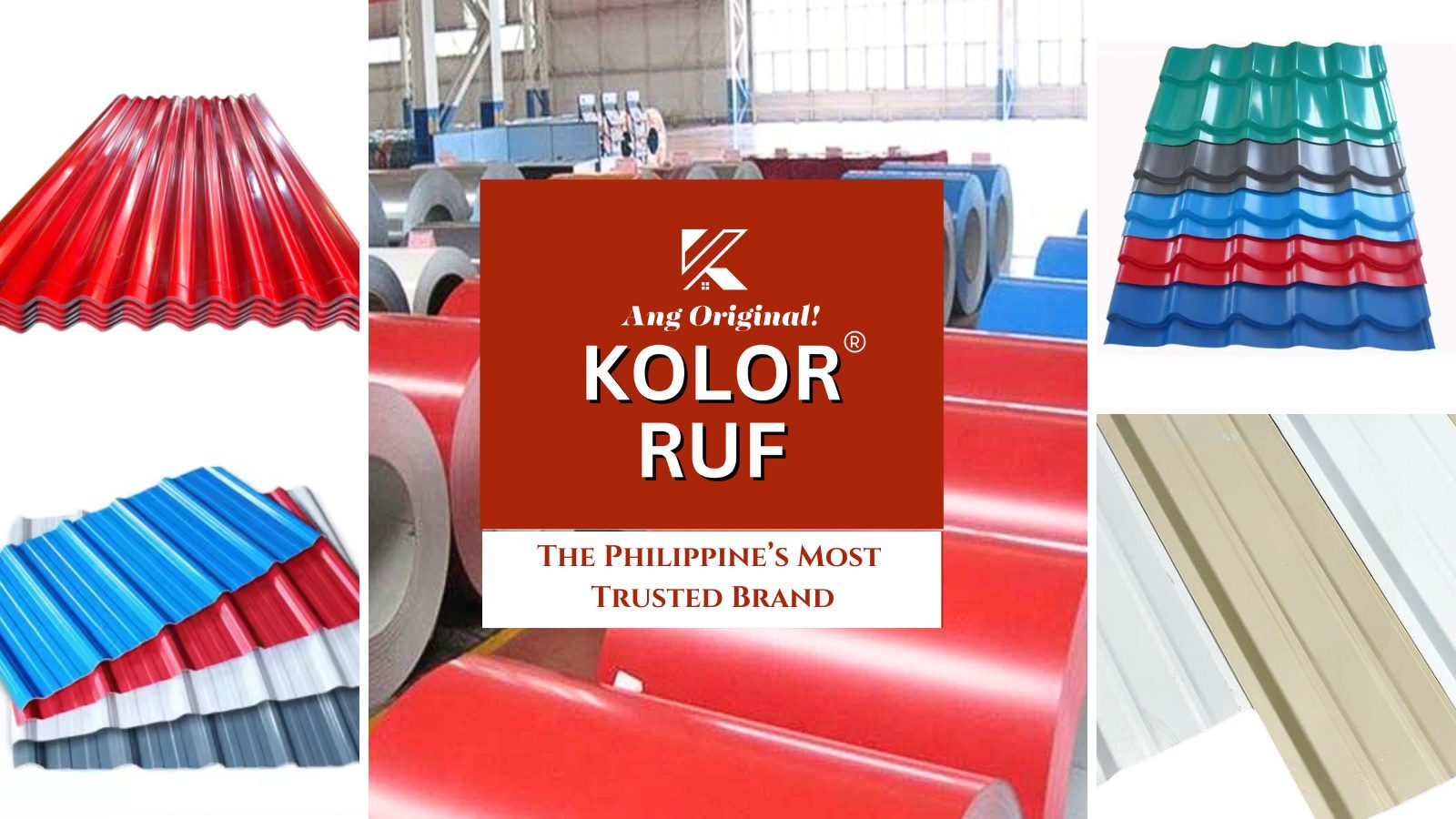 KOLOR RUF pre-painted steel roofing sheets and coils